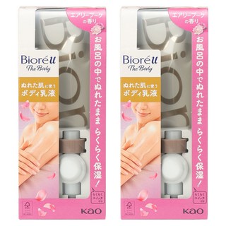 비오레 유 젖은 피부에 사용 바디 로션 에어리 부케향, 2개, 300ml