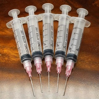 만년필용 무딘 바늘 팁이 있는 5팩 5ML/CC 프리미엄 잉크 충전 주사기, 01 5pcs, 01 빠른
