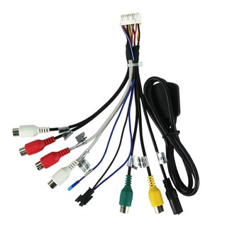 안드로이드 올인원 배선 NaviFly RCA 케이블 4G 와이파이 자동차 멀티미디어 플레이어 어댑터 커넥터 플러, 02 RCA Cable-4G-WIFI