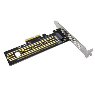NVME PCIE 어댑터 M.2 확장 카드 64Gbps PCIe4.0 X4 Gen4 M 키 2230 2242 2260 2280 22110 SSD NVME-PCIE, 1개