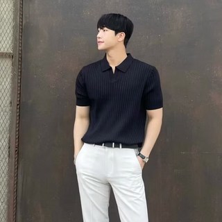 Novastar 고급 남자 반팔티 구김없는 머슬핏반팔