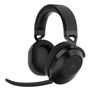 커세어 7.1채널 무선 게이밍 헤드셋, HS65 WIRELESS, 검정