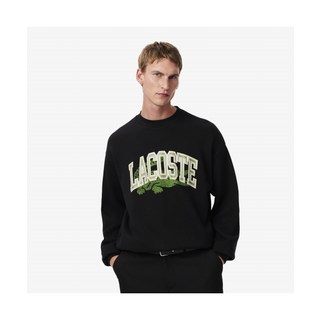 [매장정품] 라코스테 LACOSTE 남성 레터링 스웨트셔츠 [블랙]