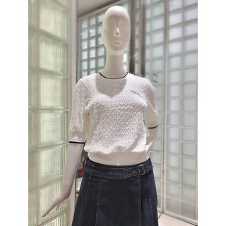 ZOOC 쥬크 Z00C 배색 라운드넥 티블라우스 V243MSC904 P003289993 110621