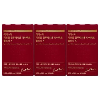 에스더포뮬러 여에스더 글루타치온 다이렉트 3X 325mg x 30매 3개