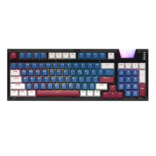 앱코 아크 PBT 키캡 카일광축 게이밍 기계식 유선 일반형 키보드, 블랙색상(BLACK), AKT95, 적축