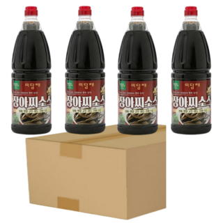 미담채 장아찌소스 2.1kg 반박스 장아찌간장소스, 4개
