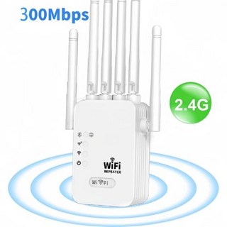 와이파이 증폭기 부스터 1200Mbps 무선 리피터 범위 확장기 신호 2.4G 5G 듀얼 밴드 네트워크 WPS 라우터, 4) 2.4G 300M White - 미국 플러그, 1개