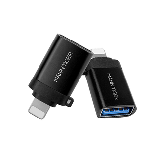 1+1+1 만타이거 USB3.0 to 라이트닝 8핀 OTG 변환 젠더