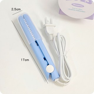 나이아가라고데기 뿌리볼륨 다이렉트 미니 물결 열판 미용실, 블루