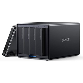 ORICO 5 베이 Raid 하드 드라이브 인클로저 USB C 자기 알루미늄 HDD 3.5인치 팬 포함 모든 SATA 지원 7가지 RAID 모드, NS500RC3: 5 Bay Raid Type-C