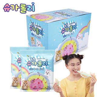 2025년 톡톡 빅 슈가롤리 솜사탕 톡톡 뿌려먹는 팝핑캔디 어린이날 선물 10팩 1박스, 05.솜사탕버스데이 1팩+1팩, 12g, 1개