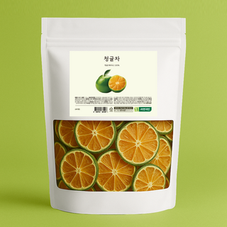 자연지인 제주도 건조 청귤칩 말린 청귤 건조과일 150g, 1개