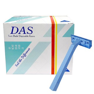다스 일회용 면도기 두날면도기 100입, 100개입, 1개