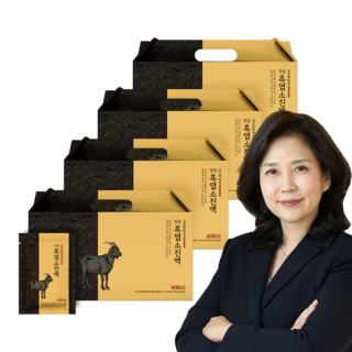 김소형 원장 무항생제 흑염소 사용 명품 흑염소 진액 국내산 자연방목형 흑염소즙, 2.1L, 4박스