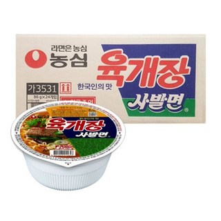 농심 육개장 사발면