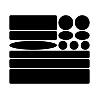 자동차 스크래치 땜빵 스티커 / 흠집 문콕 커버 / 13P 다양한 규격, 1세트, 카본블랙