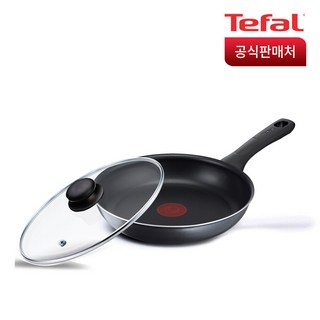 [G]테팔 뉴컴포트그립 후라이팬 24cm+유리뚜껑 24cm, 상세 설명 참조, 1개