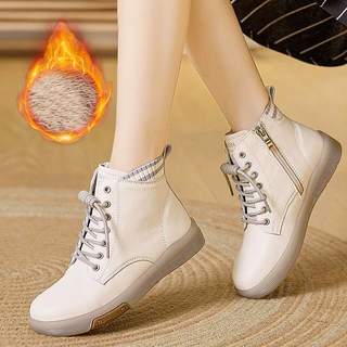 BLTER 여성 키높이 발목 스니커즈 봄철 부드러운 지퍼 부츠 여성 방한화 여성 발목 신발3399