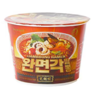 노브랜드 완면각 짬뽕 컵라면 105g, 12개