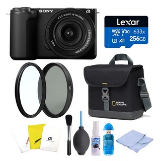 소니 ZV-E10M2 + 16-50 II 블랙 +256GB+카메라가방+UV필터+CPL필터+악세사리 패키지