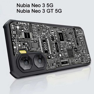 ZTE 누비아 네오 3 GT 케이스를 위한 고급스러운 전화 케이싱 네오 2 네오 3 5G NO.6를 위한 명확한 아크릴 떨어짐 예방 매우 네네네네오 3 5G NO.49