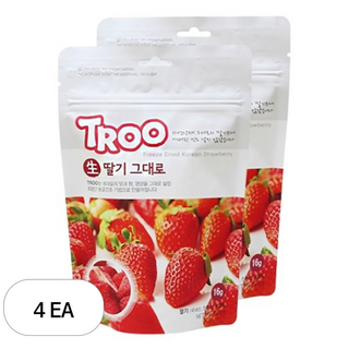 TROO 생 딸기 그대로 과일칩