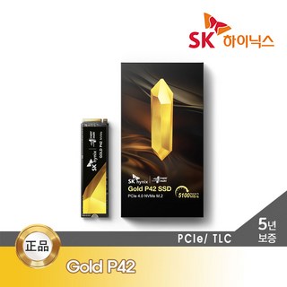 SK하이닉스 GOLD P42 M.2 NVMe GEN4 TLC SSD, M.2(2280), 1TB
