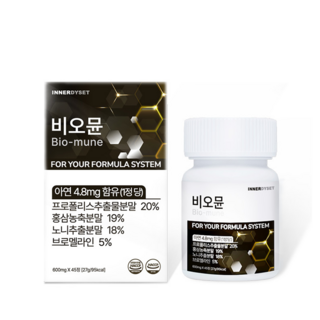 내츄럴플러스 프로폴리스 1000, 180정, 1개 11 비오뮨 면역 항산화 프로폴리스 홍삼, 1박스, 45정