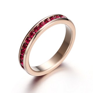 [엘르] 14K GOLD PLATED 스와로브스키 스톤 이터너티 링 반지 ELBRWR139