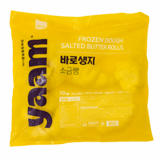 발효가 필요없는 삼립 바로생지 소금빵 [80g x 10개입], 1개