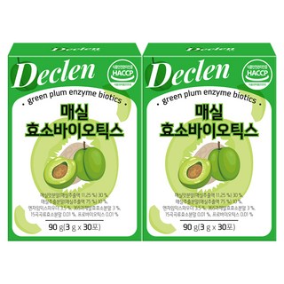 디클렌 매실효소 소화 효소 프로바이오틱스, 90g, 2개
