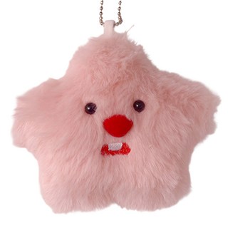 모모티 하찮은 키링 시리즈 동물 인형 가방꾸미기, 1개, 뚠뚠 핑크별