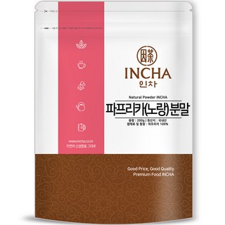 인차 국산 노랑 파프리카 분말 가루 100% 시즈닝, 200g, 1개