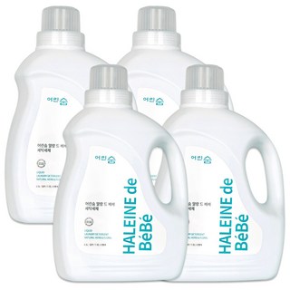 어린숨 알랑 드 베베 액체 세탁세제 본품 2.5L 4개
