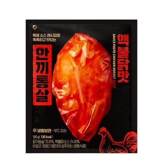 한끼통살 통살 닭가슴살 핵불닭맛 30개입, 100g, 30개