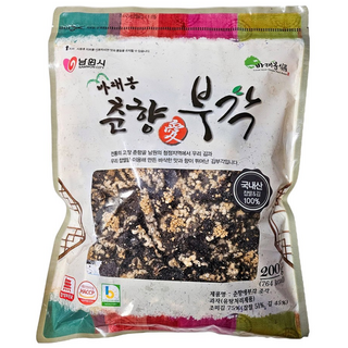 놀면 뭐하니 바래봉 춘향애부각 조각부각 대용량 200g, 1개