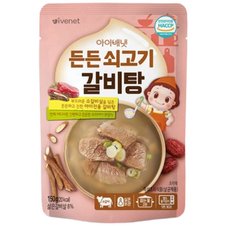 아이배냇 유아용 든든 쇠고기 갈비탕 150g, 2개