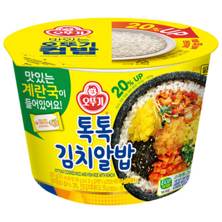 오뚜기 컵밥 톡톡김치알밥, 6개, 227g