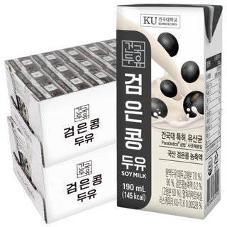 건국 검은콩 두유, 190ml, 96개