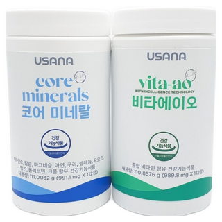 유사나 셀센셜즈 종합비타민 영양제 비타에이오 112정+코어미네랄 112정, 1개
