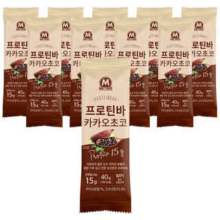 미트리 프로틴바 카카오초코, 40g, 10개