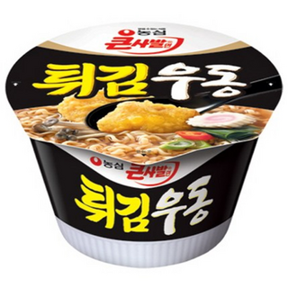농심 튀김우동 큰사발면