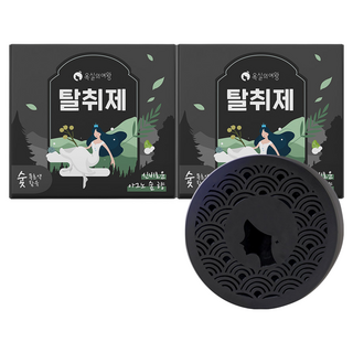 욕실의여왕 탈취제 방향제 아그노숲향 화장실 담배 냄새 제거, 230g, 2개