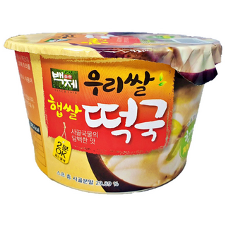 백제 우리 햅쌀 즉석 떡국, 163g, 12개