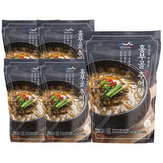 [추천] 고함량 미꾸라지 국내산 100% 보양식 남원 흥부골 추어탕 맛집, 5개, 500g