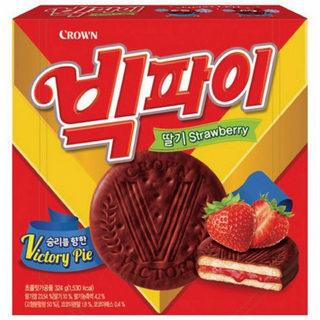크라운 빅파이 딸기, 324g, 10개