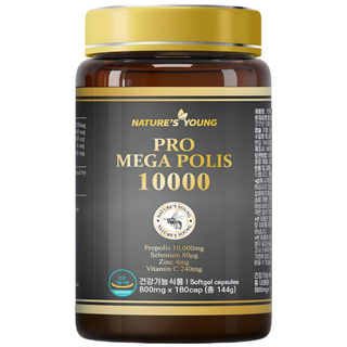호주 네이쳐스영 프로폴리스 10000mg 함량 10배, 1개, 180정