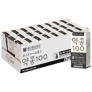 서울대 밥스누 포스트바이오틱스 약콩100, 190ml, 24개