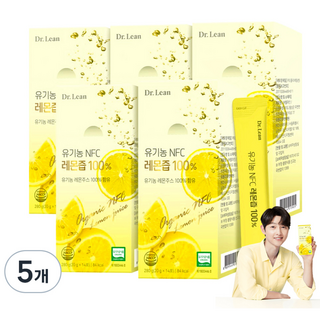 닥터린 유기농 NFC 레몬즙, 280g, 5개